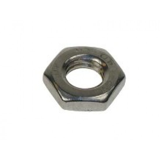 M10 HEX LOCK NUT (HALF) A2